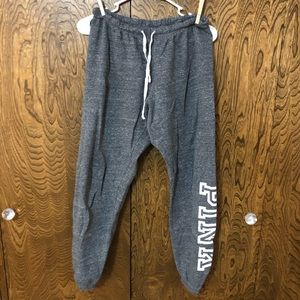 Gray PINK sweatpants